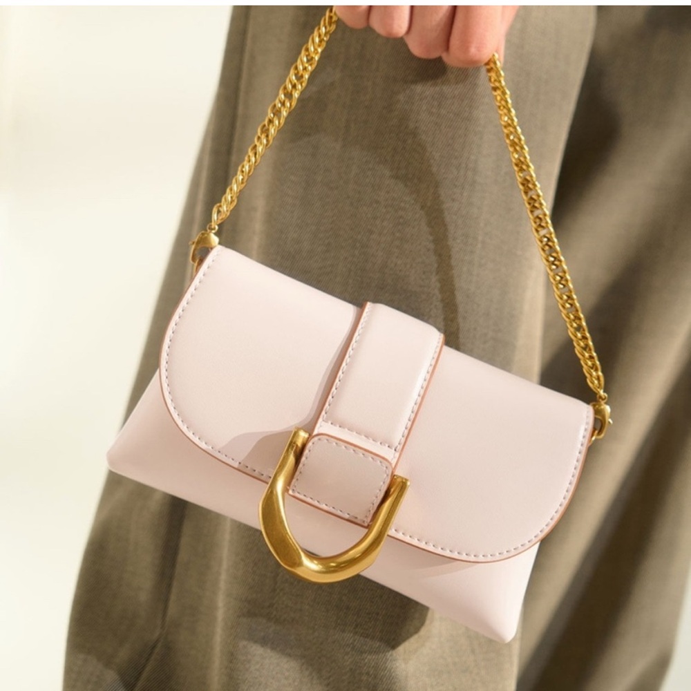 CHARLES & KEITH Gabine Crossbody Bag Pink